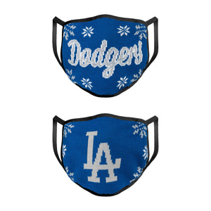 Los Angeles Dodgers MLB Womens Knit 2 Pack Face Cover