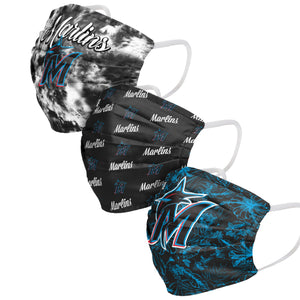 Miami Marlins MLB Womens Matchday 3 Pack Face Cover