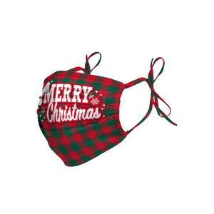 Merry Christmas Tie-Back Face Cover