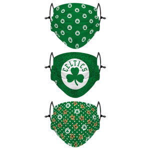 Boston Celtics NBA Gameday Gardener 3 Pack Face Cover