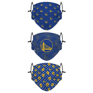 Golden State Warriors NBA Gameday Gardener 3 Pack Face Cover