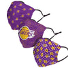 Los Angeles Lakers NBA Gameday Gardener 3 Pack Face Cover