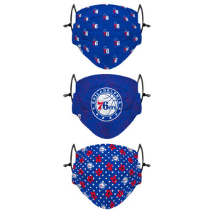 Philadelphia 76ers NBA Gameday Gardener 3 Pack Face Cover