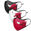 Chicago Bulls NBA Sport 3 Pack Face Cover