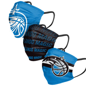 Orlando Magic NBA Mens Matchday 3 Pack Face Cover