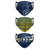 Utah Jazz NBA Mens Matchday 3 Pack Face Cover