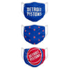 Detroit Pistons NBA 3 Pack Face Cover
