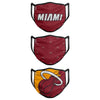 Miami Heat NBA 3 Pack Face Cover