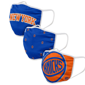 New York Knicks NBA 3 Pack Face Cover