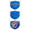 Oklahoma City Thunder NBA 3 Pack Face Cover