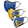 Golden State Warriors NBA Thematic Sport 3 Pack Face Cover