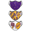 Los Angeles Lakers NBA Thematic Sport 3 Pack Face Cover