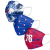 Philadelphia 76ers NBA Womens Matchday 3 Pack Face Cover
