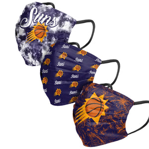 Phoenix Suns NBA Womens Matchday 3 Pack Face Cover