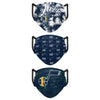 Utah Jazz NBA Womens Matchday 3 Pack Face Cover