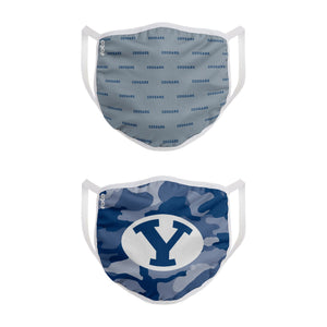 BYU Cougars NCAA Clutch 2 Pack Face Cover