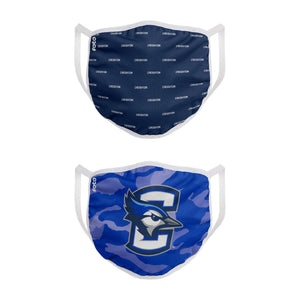 Creighton Bluejays NCAA Clutch 2 Pack Face Cover