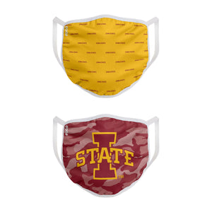 Iowa State Cyclones NCAA Clutch 2 Pack Face Cover