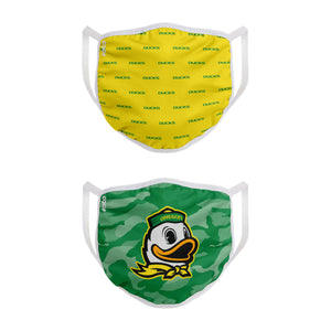 Oregon Ducks NCAA Clutch 2 Pack Face Cover