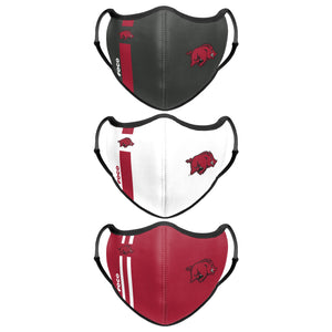 Arkansas Razorbacks NCAA Sport 3 Pack Face Cover