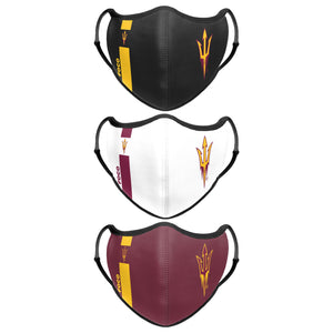 Arizona State Sun Devils NCAA Sport 3 Pack Face Cover