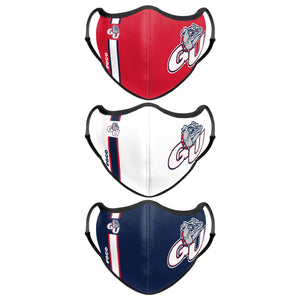 Gonzaga Bulldogs NCAA Sport 3 Pack Face Cover
