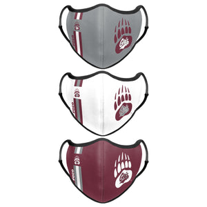 Montana Grizzlies NCAA Sport 3 Pack Face Cover