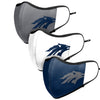 Nevada Wolf Pack NCAA Sport 3 Pack Face Cover