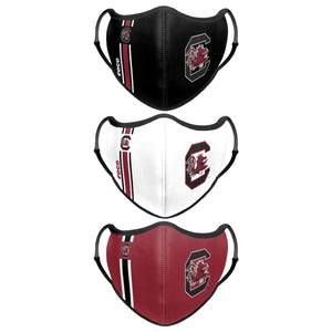 South Carolina Gamecocks NCAA Sport 3 Pack Face Cover