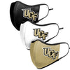 UCF Knights NCAA Sport 3 Pack Face Cover