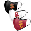 USC Trojans NCAA Sport 3 Pack Face Cover