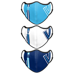 Villanova Wildcats NCAA Sport 3 Pack Face Cover