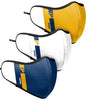 West Virginia Mountaineers NCAA Sport 3 Pack Face Cover