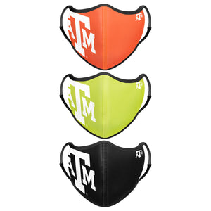 Texas A&M Aggies NCAA Highlights Sport 3 Pack Face Cover