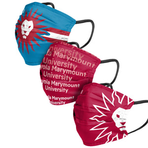 Loyola Marymount Lions Mens Matchday 3 Pack Face Cover