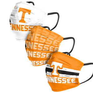 Tennessee Volunteers NCAA Mens Matchday 3 Pack Face Cover