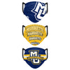 Marquette Golden Eagles NCAA Mens Matchday 3 Pack Face Cover