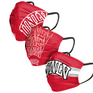 UNLV Rebels NCAA Mens Matchday 3 Pack Face Cover