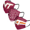 Virginia Tech Hokies NCAA Mens Matchday 3 Pack Face Cover