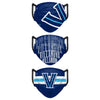 Villanova Wilcats NCAA Mens Matchday 3 Pack Face Cover