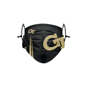 Georgia Tech Yellow Jackets NCAA On-FIeld Sideline Logo Black Face Cover