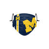 Michigan Wolverines NCAA On-Field Sideline Stripe Face Cover
