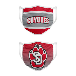 South Dakota Coyotes NCAA Printed 2 Pack Face Cover