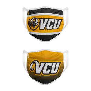 VCU Rams NCAA Printed 2 Pack Face Cover