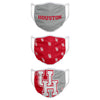 Houston Cougars NCAA 3 Pack Face Cover