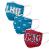 Loyola Marymount Lions NCAA 3 Pack Face Cover