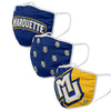 Marquette Golden Eagles NCAA 3 Pack Face Cover