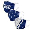 Rice Owls NCAA 3 Pack Face Cover