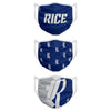 Rice Owls NCAA 3 Pack Face Cover