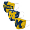 Michigan Wolverines NCAA 3 Pack Face Cover